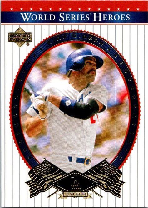 2002 Upper Deck World Series Heroes 32 Kirk Gibson EBay