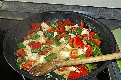 Hack Paprika Pfanne Mit Feta Chefkoch De