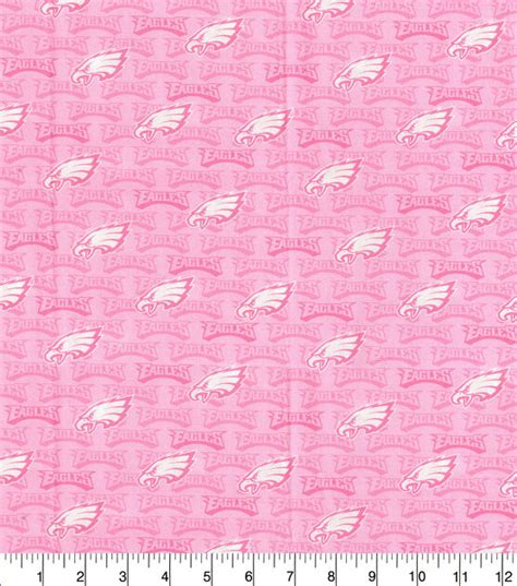 Fabric Traditions Philadelphia Eagles Pink Nfl Cotton Fabric Joann