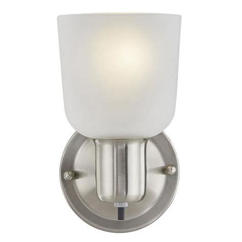 Portfolio 452 In W 1 Light Brushed Nickel Wall Sconce At