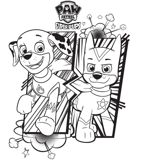 Paw Patrol Coloring Pages - Coloring Home