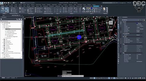 Hiện Tim Tuyến Trên Thanh Toolspace Trong Civil 3d Show Alignments On