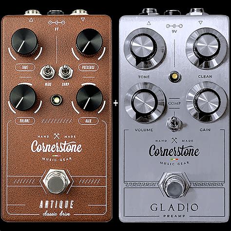 Guitar Pedal X News Cornerstone Replaces Its Gladio Double Preamp