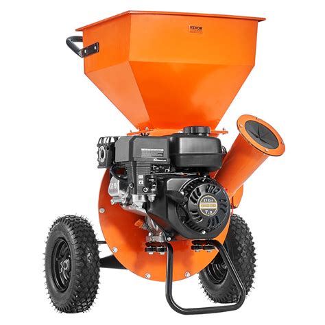 Vevor Wood Chipper Shredder Mulcher 7hp Heavy Duty Gas Powered 3” 212cc