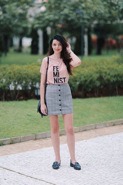 Look do dia Xadrez príncipe de gales Just Lia Por Lia Camargo