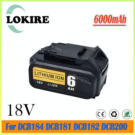 Pcs V Ah Rechargeable Power Tool Battery Replacement Battery