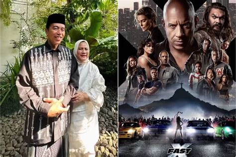 Momen Presiden Jokowi Nonton Fast X Di Bioskop Bareng Paspampres