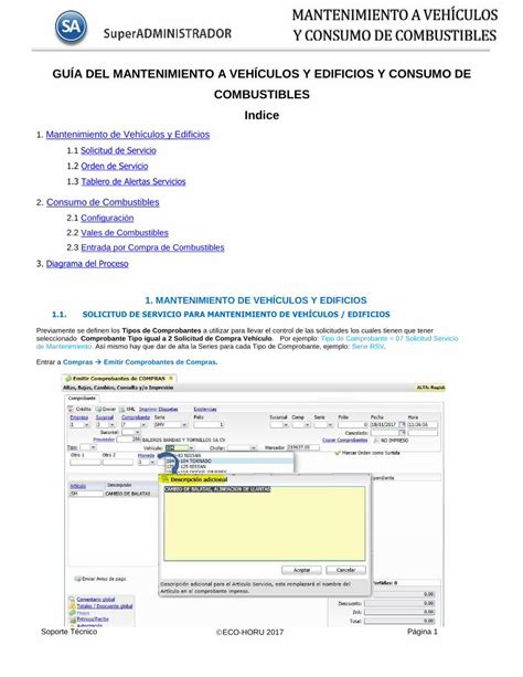 Pdf Mantenimiento A Vehi Culos Y Consumo De Combustibleseco Horu