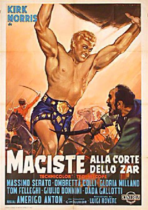 Atlas Against The Czar Original 1964 Italian Due Foglio Movie Poster