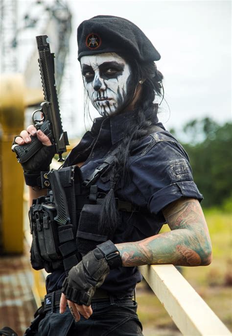 Alex Zedra As Caveira From Rainbow Six Siege Gag