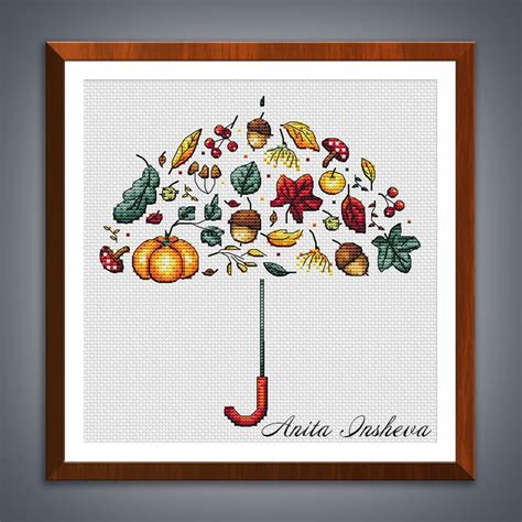 Autumn Cross Stitch Etsy