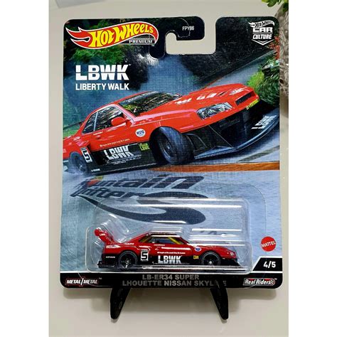 Hot Wheels Nissan Skyline R Silhouette Lbwk Liberty Walk Shopee Brasil