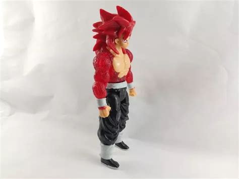 Figura Juguete Muñeco Dragon Ball Gt Goku Ssj4 Fase Rojo en venta en