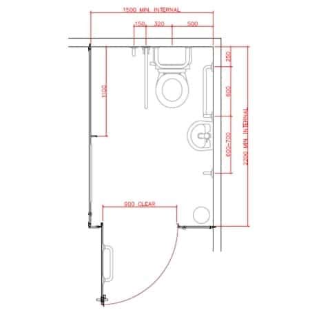 A guide to toilet cubicle standard sizing & dimensions