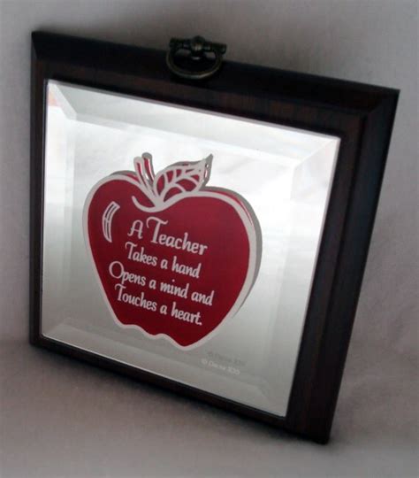 Wooden Teacher Appreciation Plaque With by MidcoastMiscellany