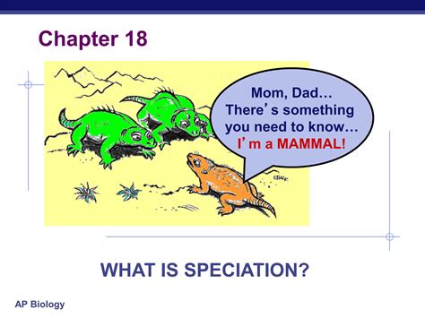 Speciation Types Ap Biology Presentation Ppt