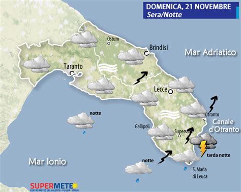 Il Tempo Oggi Domenica Novembre Mesagnesera It