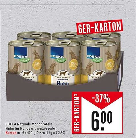 Edeka Naturals Monoprotein Huhn Für Hunde Angebot bei Scheck In Center