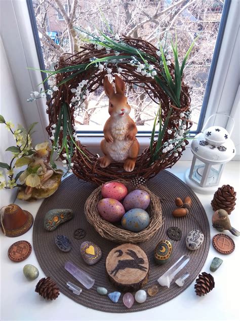 Ostara altar 2021 / Spring Equinox 2021 | Idee natale fai da te ...