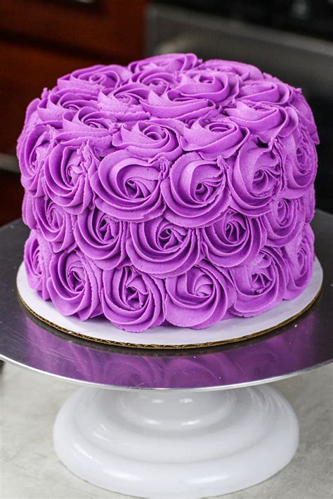 How To Make A Rosette Cake Easy Recipe Step By Step Tutorial