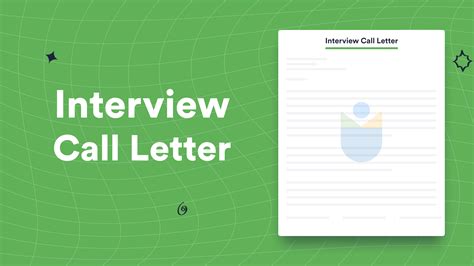 Interview Call Letter Format Meaning Tips And Examples