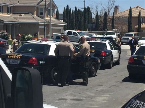 Armed Barricaded Suspect At Lancaster Home Surrenders To Deputies