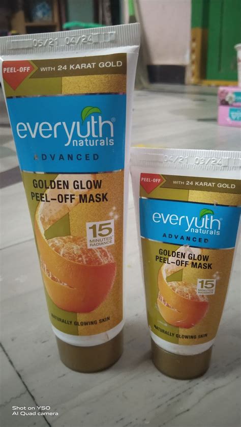 Buy Everyuth Naturals Advanced Golden Glow Peel Off Mask With 24k Gold