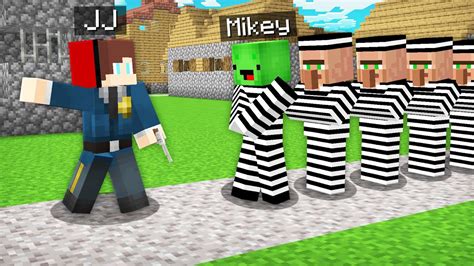 JJ And Mikey Became ROBBERS Vs POLICE In Minecraft Challenge By Maizen