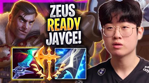 Zeus Is Ready To Play Jayce T Zeus Plays Jayce Top Vs Renekton