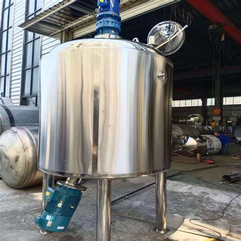 Stainless Steel Insulated Jacketed Blending Mixing Tank Preparation