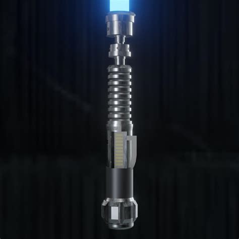 Blue Lightsaber - 3D Model by Max246