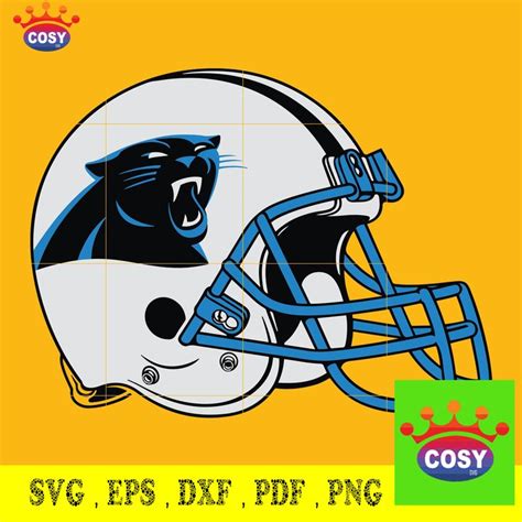 Panthers Helmet Logo Svg Panthers Svg Carolina Panthers Svg In