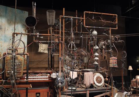 stage design… for a band! I love steampunk. | Walker art center, Set design theatre, Theatre set