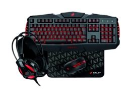 Bundle Gaming Nplay Dominate Teclado Auscultadores Rato