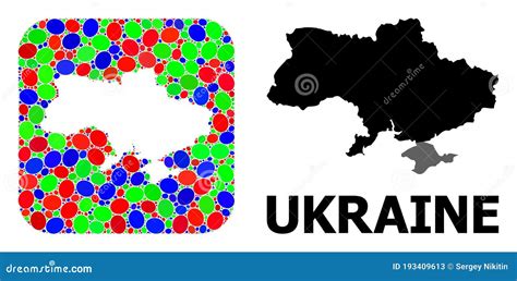 Ukraine Geographic Divisions Political Map Used For Statistics