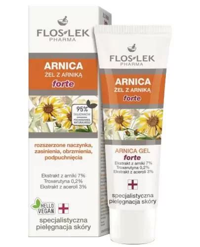 Flos Lek Arnica Forte żel arnikowy na rozszerzone naczynka sińce