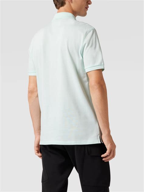 Boss Poloshirt Mit Label Stitching Modell Pallas Mint Online Kaufen