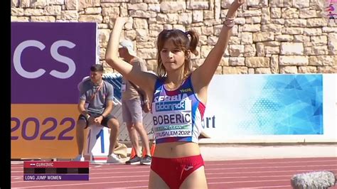 Teodora Boberic U18 Long Jump Jerusalem European Championship YouTube