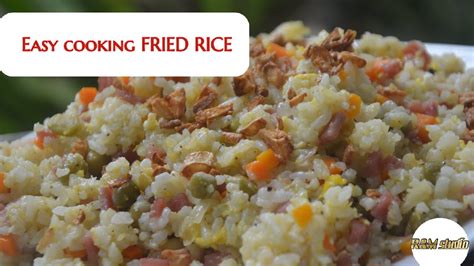 Egg Fried Rice Recipe How To Cook Fried Rice Friedrice Youtube