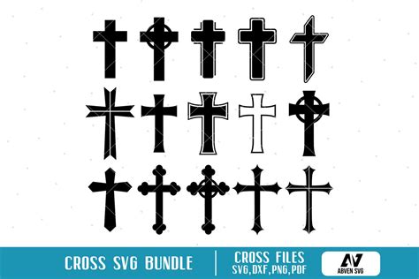 Cross Svg Cross Clip Art Augustinian Cross Svg Cross Etsy