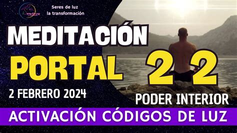 Meditaci N Portal Activaci N C Digos De Luz Febrero