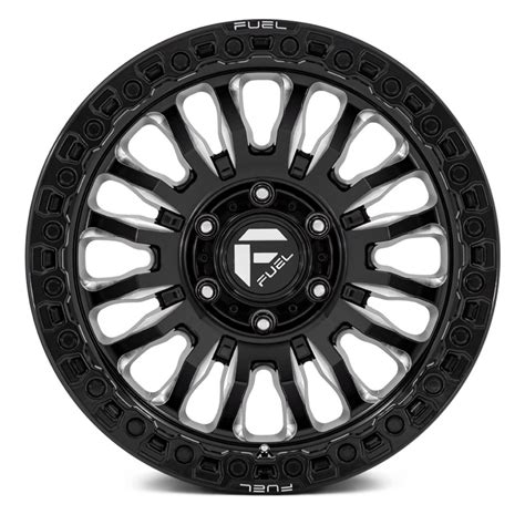 Fuel Fc Rincon Wheels Gloss Black With Milled Accents Rims