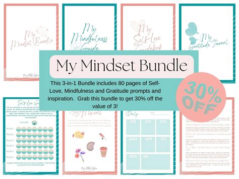 My Mindset Bundle Printable Guidebook 40 Pages