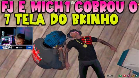 FJ E MICH1 COBROU O 7 TELA DO BKINHO Bkinho Fj Tropadaturquia YouTube