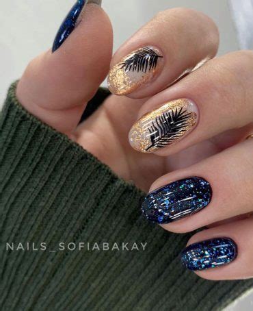 Stylish Nail Art Design Ideas To Wear In 2021 Shimmery Navy Blue Nails