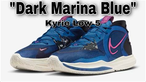 Kyrie Low 5 Dark Marina Blue”styledj6012 400basketball Shoes Youtube