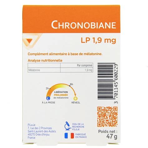 Chronobiane Lp Mg Comprim S Pileje Micronutrition