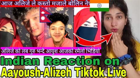 INDIAN Reaction On Nepal Aayuzeh Latest Tiktok Live Crazzy Pikku