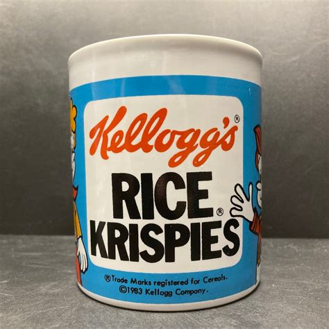 Vintage 1983 Kelloggs Rice Krispies Snap Crackle And Pop Etsy Uk