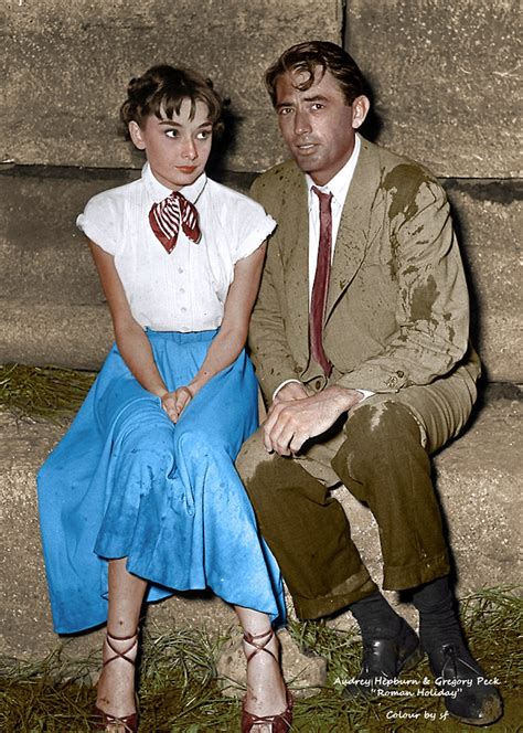 Audrey Hepburn And Gregory Peck 1 Roman Holiday Oneredsf1 Flickr